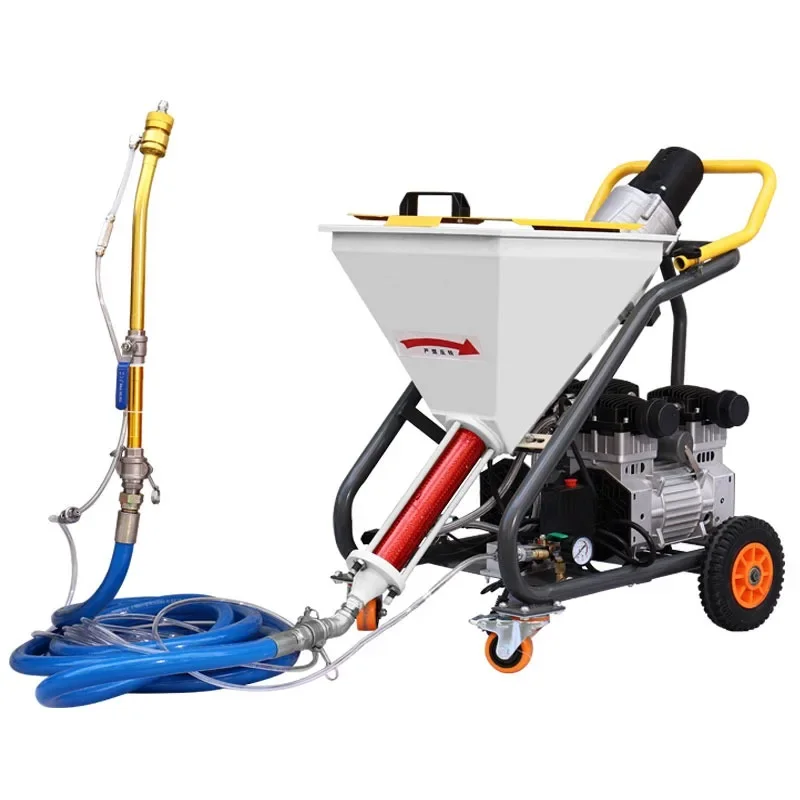 High Pressure Spraying Machine Putty Powder True Stone Paint Waterproof Coating Paint Spray Machine Cement