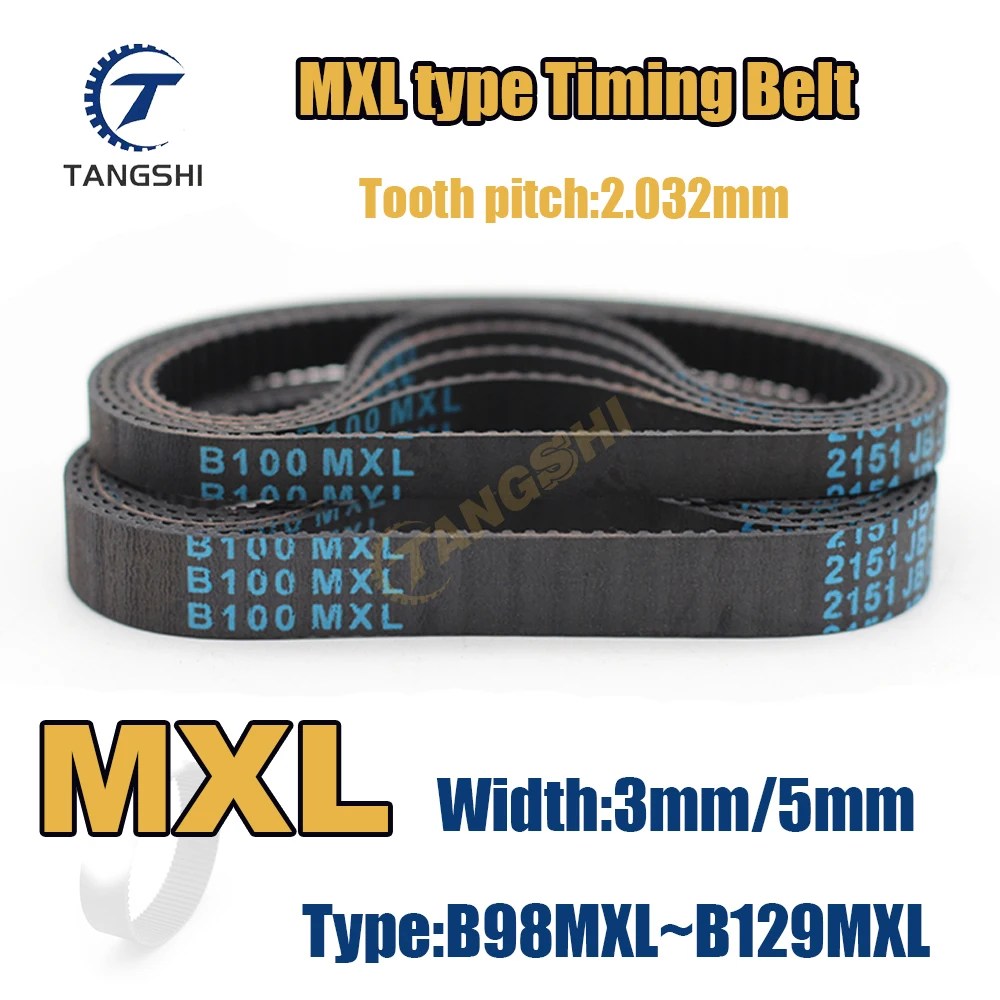 MXL Timing Belt Width 3/5mm Type: B98MXL B99MXL B100MXL B101MXL B102MXL B103MXL B104MXL B105MXL B106MXL B107MXL to B129MXL