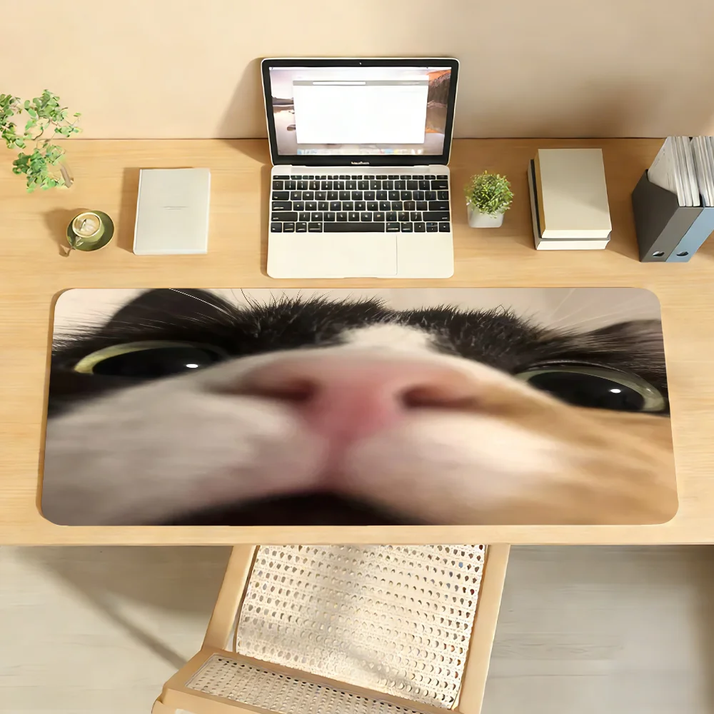 Funny Cat Cute Mouse Pad For Office Gaming And Keyboards Non-Slip Large Waterproof