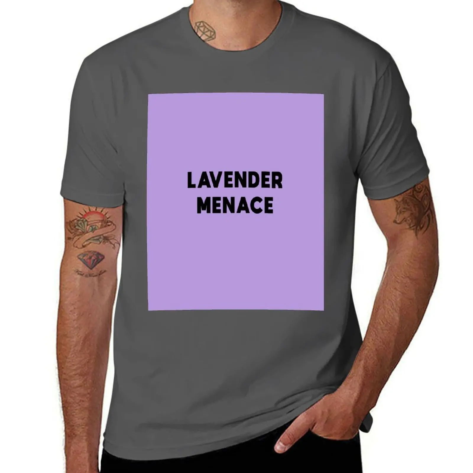

Menace Lavender T-Shirt Casual Daily Outfit T-Shirt