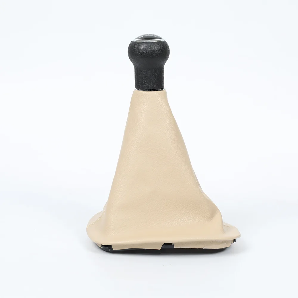 Suitable for Volkswagen PassatB5 Beige Leather Dust Cover Gear Shift Handball Set Gear Lever Automotive Parts Gear Lever 4
