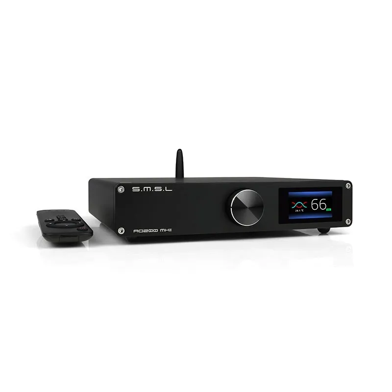 SMSL AO200 MKII HIFI Digital AMP MA5332MS Chip High Power Stereo Amplifier XLR/RCA/USB/Bluetooth 5.0 Balanced Input SDB Sound