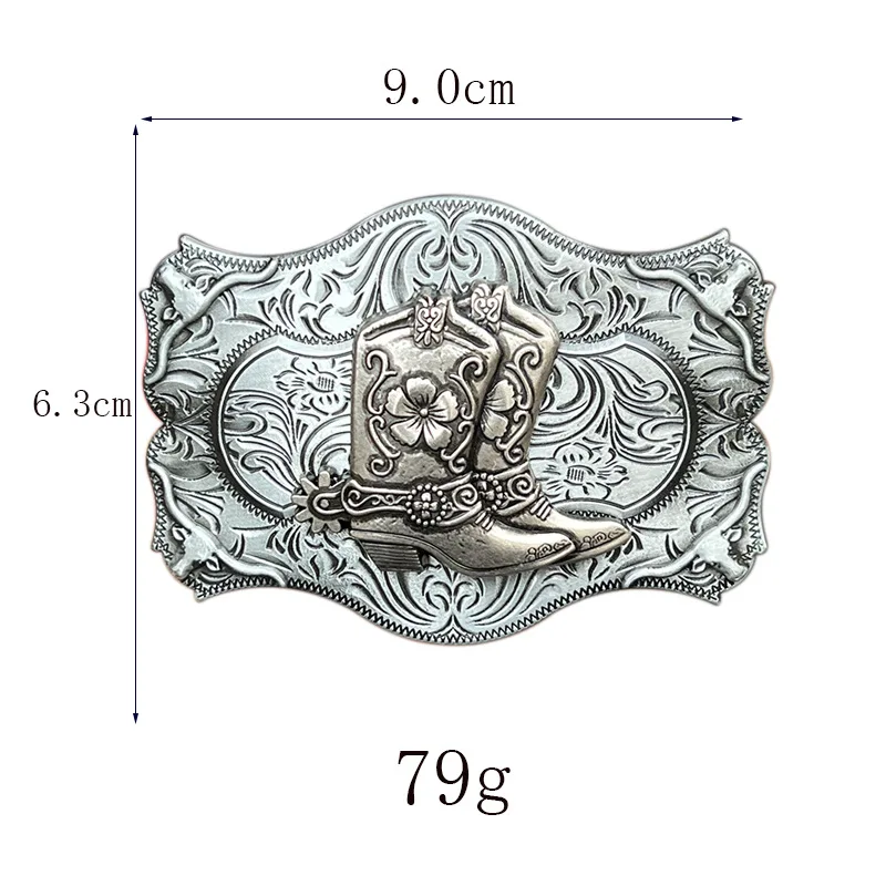 Gold Boots Riding boot belt buckle Western style