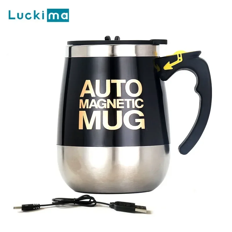 USB Rechargeable Automatic Self Stirring Magnetic Mug New Creative Electric Smart Mixer Coffee Milk Mixing Cup Water Bottle