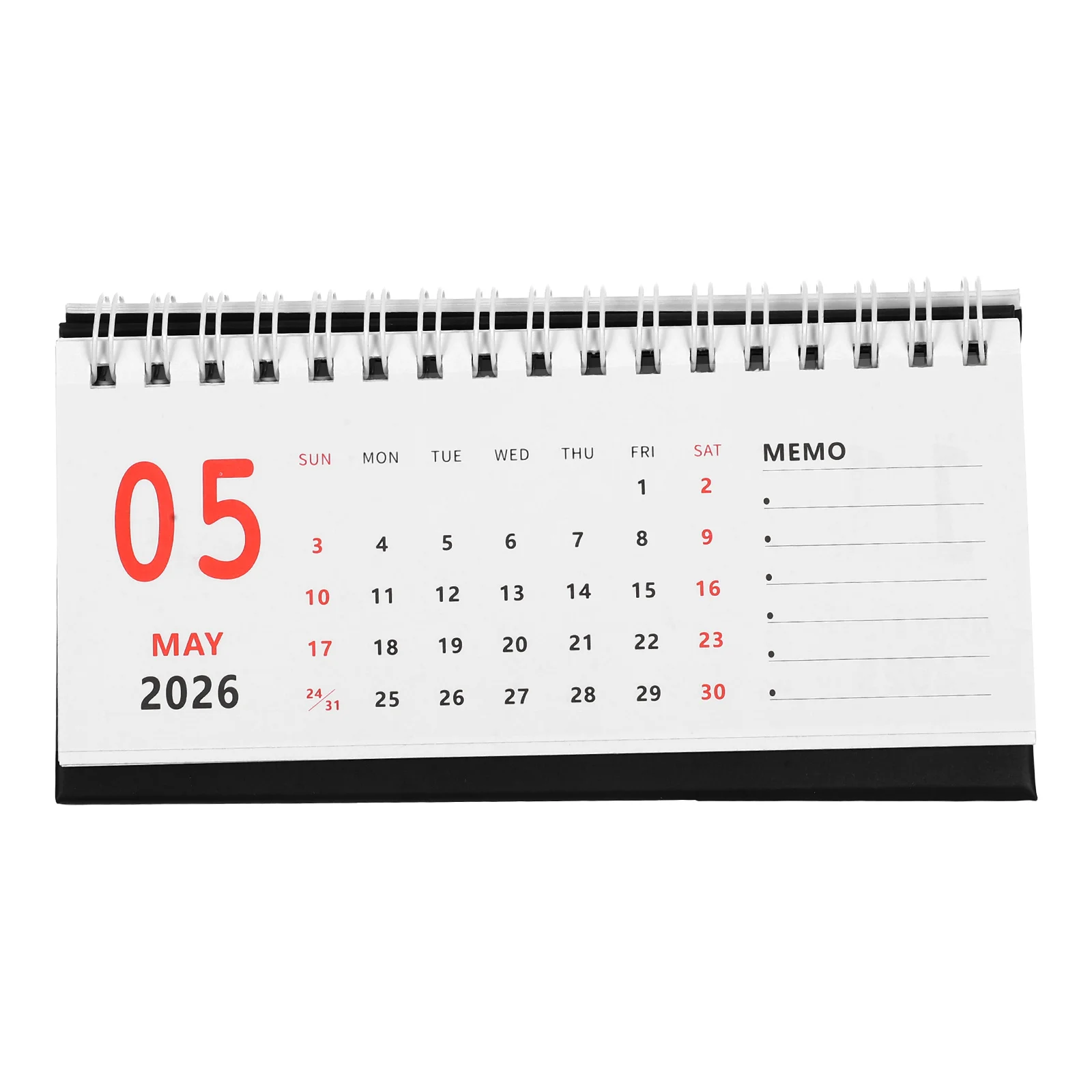 

Mini Desktop 2025-2026 18 Months Standing Flip Small For Home Office School -Saving Calendar Pad Daily Organizer