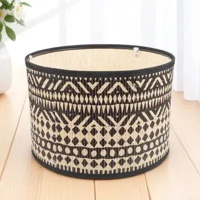 

Bamboo Lampshade Woven Pendant Light Shade Replacement For Chandelier Table Lamp Decor Rustic Hanging Lamp Shades