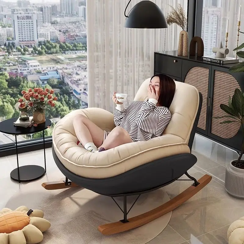 غرفة المعيشة كرسي متأرجح الإنترنت المشاهير شرفة غرفة نوم الترفيه أريكة استرخاء بسيطة خفيفة فاخرة مصمم واحد البطريق #3
