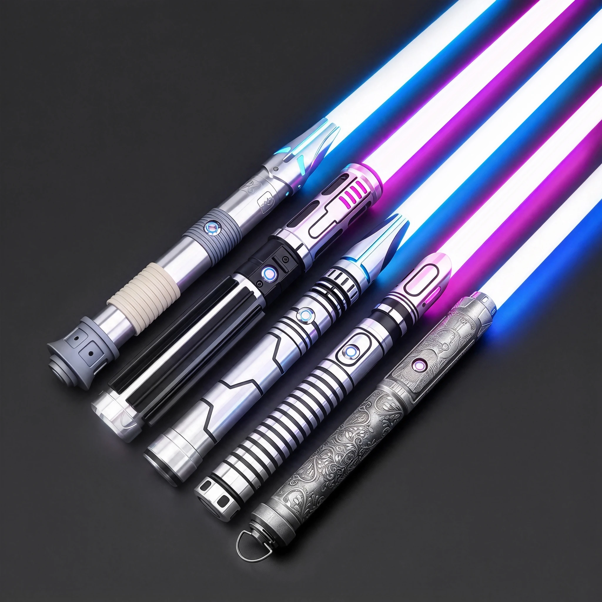 TXQSABER Lightsaber RGB NEO PIXEL Smooth Swing Combat Heavy Dueling Jedi Saber Sword Blaster Luminous Toy Cosplay Christmas