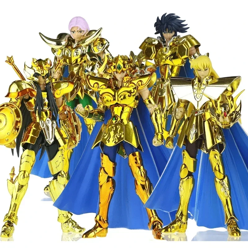 In Stock CS Saint Seiya Myth Cloth EX Capricorn Shura/Leo Aiolia/Aries MU/Libra Dohko/Virgo Gold Knights Zodiac Action Figure