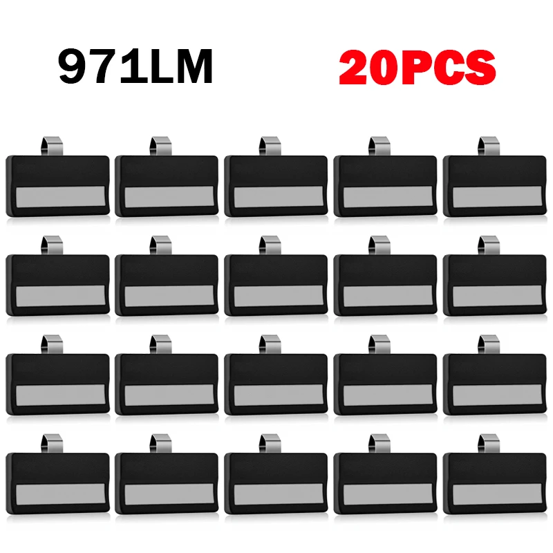 20PCS For Liftmaster 973LM 971LM Security+ Garage Door Remote Control 974LM 972LM 970LM 96LM 94LM 92LM 91LM 953CB 390MHz