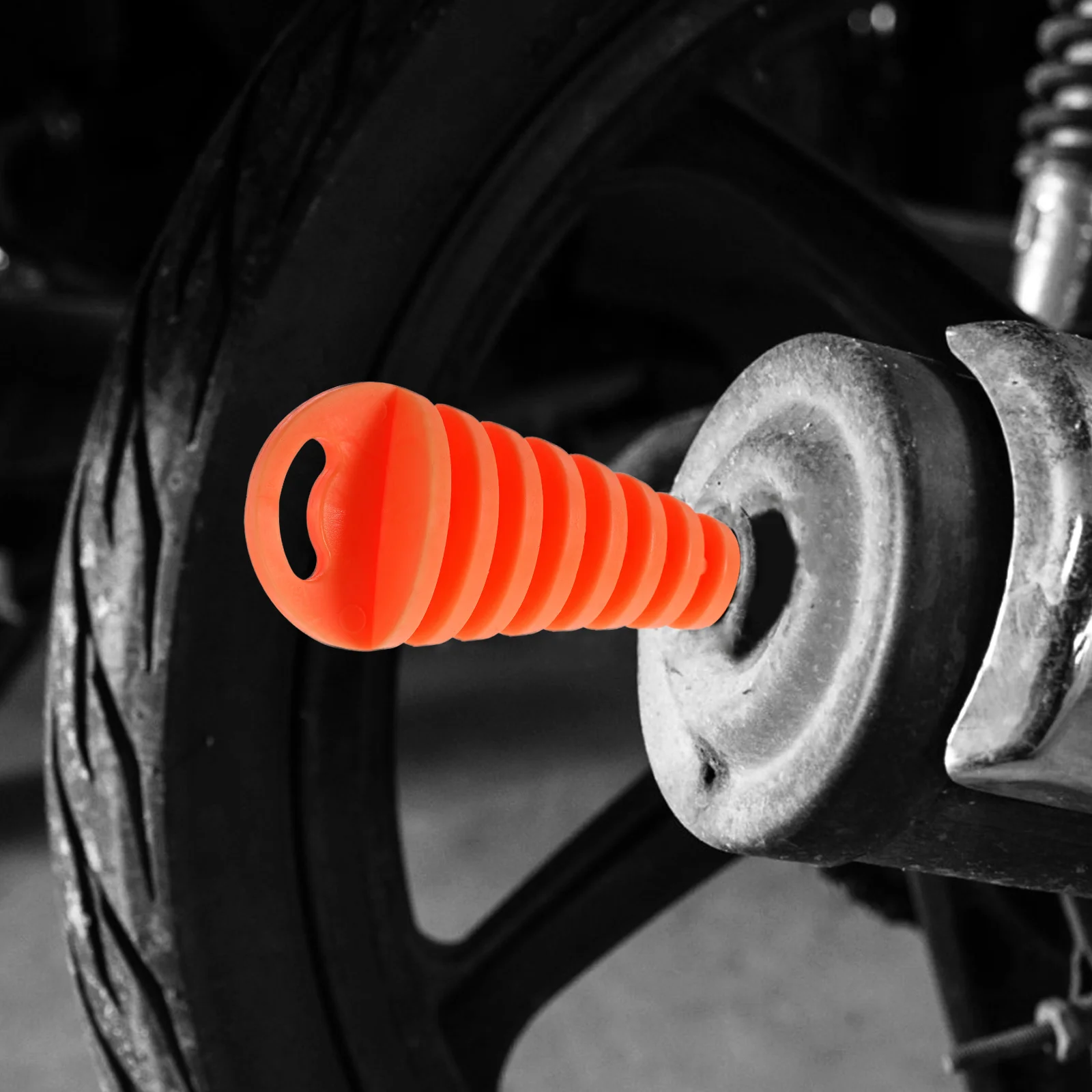 

Motorcycle Exhaust Durable Muffler Tailpipe Wash Plug Off-Road Performance Enhancing Modification Accessory For