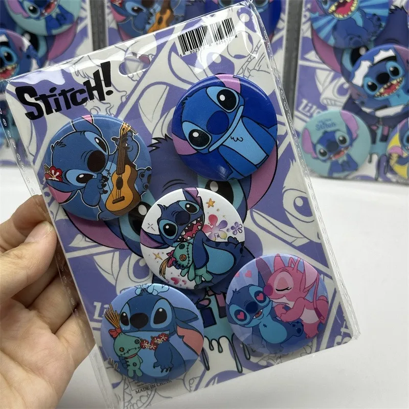 5 قطعة عشوائية ديزني ليلو وستيتش بار شارة غرزة شارة غرزة Diy بها بنفسك الديكور 44 مللي متر بروش حفلة عيد ميلاد الأطفال هدية #6