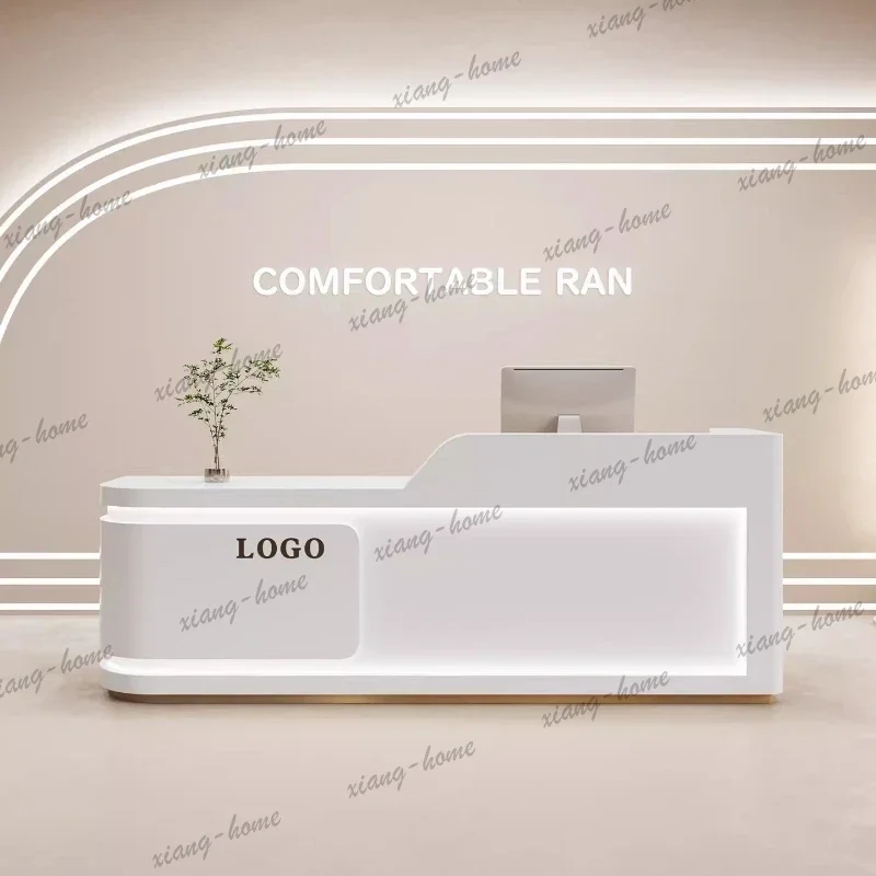 LSBeauty salon clothing store baking paint reception counter Customer center office table Computer desk schreibtisch furniture