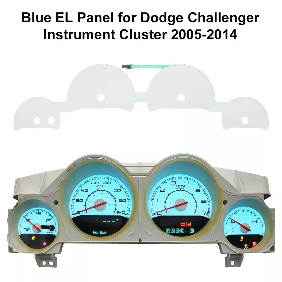 

Blue EL Panel for Dodge Challenger Magnum Charger Instrument Cluster