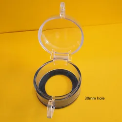 10pcs 22mm 30mm Dia Waterproof Dustproof Safety Guard Plastic Protector Transparent Push Button Switch Protect Cover