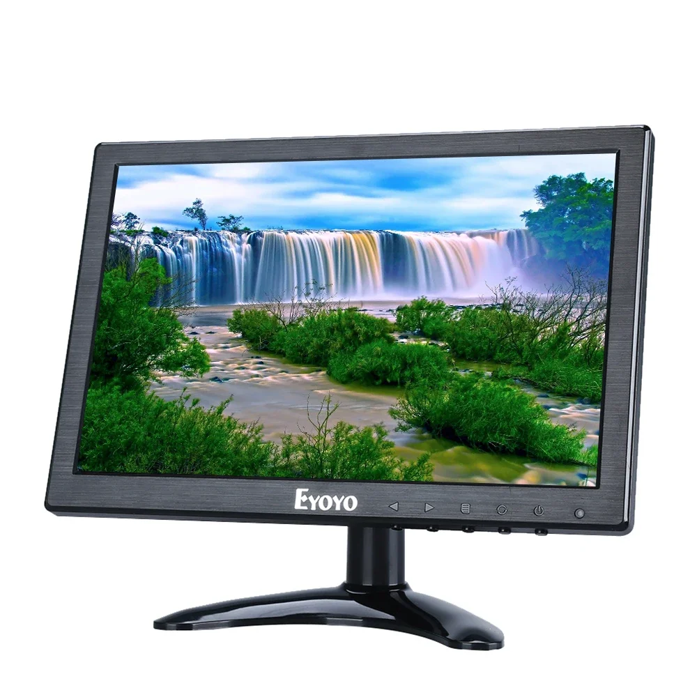 EYOYO 10'' 1920x1200 Display Video Audio HDMl IPS Monitor 180degree w/ Speaker Lightweight For CCTV DVD PC Laptop DVR CCD Camera