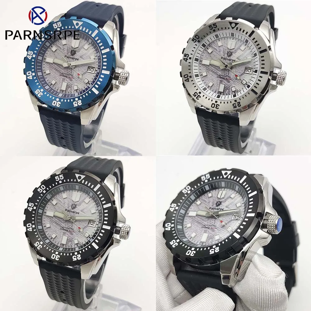 

Parnsrpe - New Men's Mechanical Watch, Calibre NH35, Sapphire Glass, Unidirectional Rotating Bezel, Casual Automatic Watch