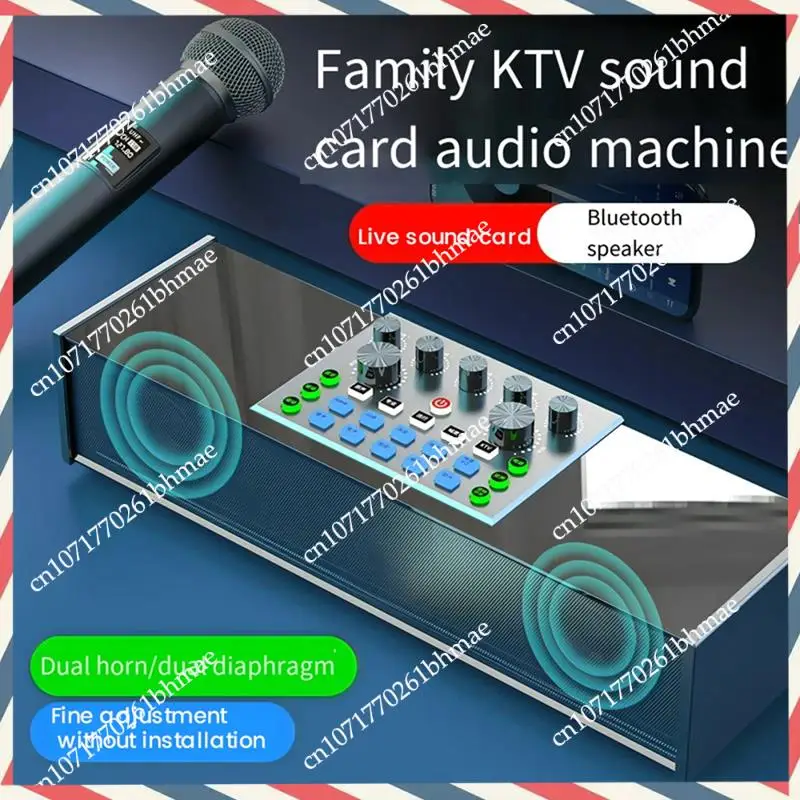 -A21Z SY168 Sound Card Live Broadcast Speaker Multi-Functional All-In-One Portable Bluetooth Karaoke Machine For Singing