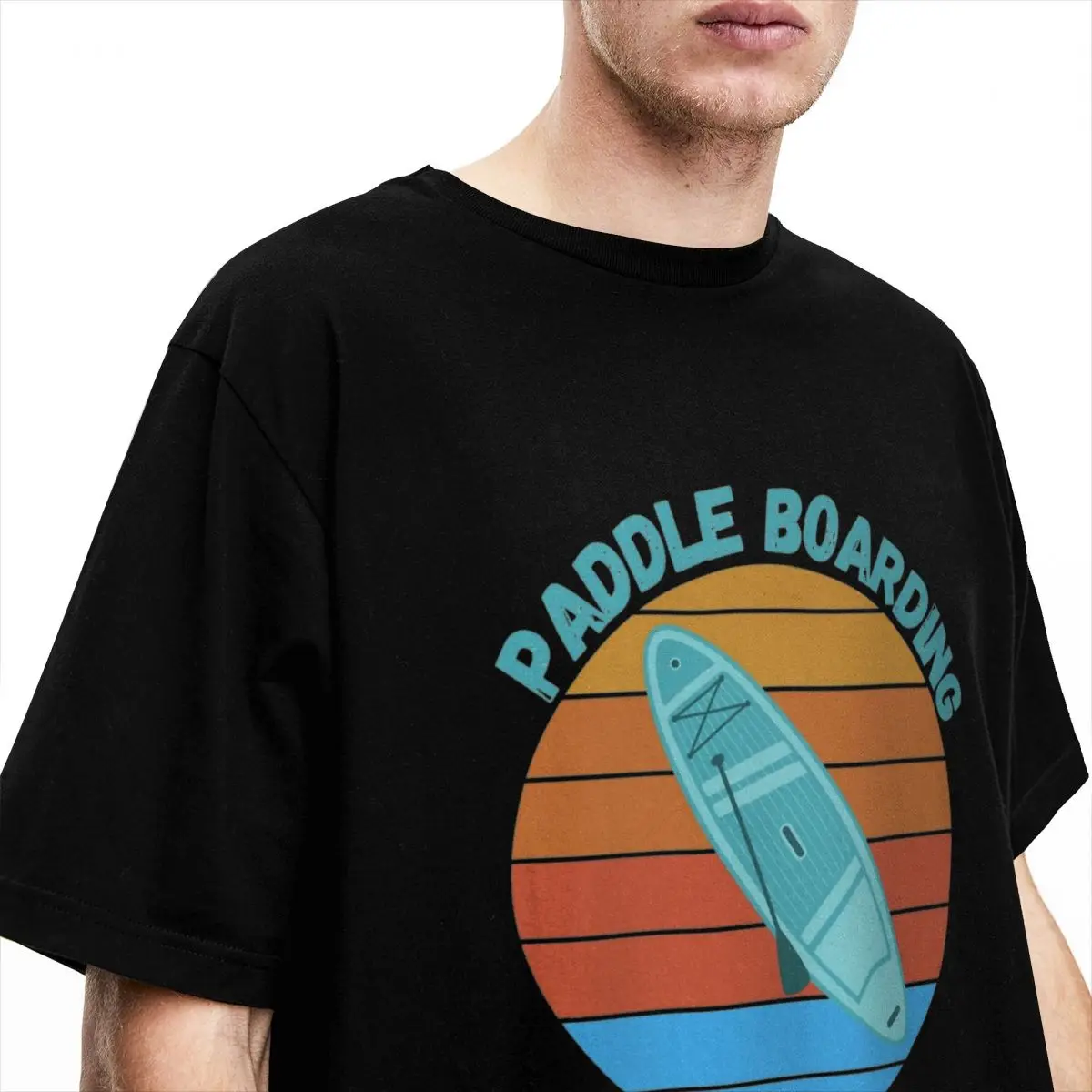 Funny Paddle Boarding Lover Swimmers T-Shirts Men Women's O Neck Pure Cotton Water Sports Short Sleeve Tee Shirt Clothing