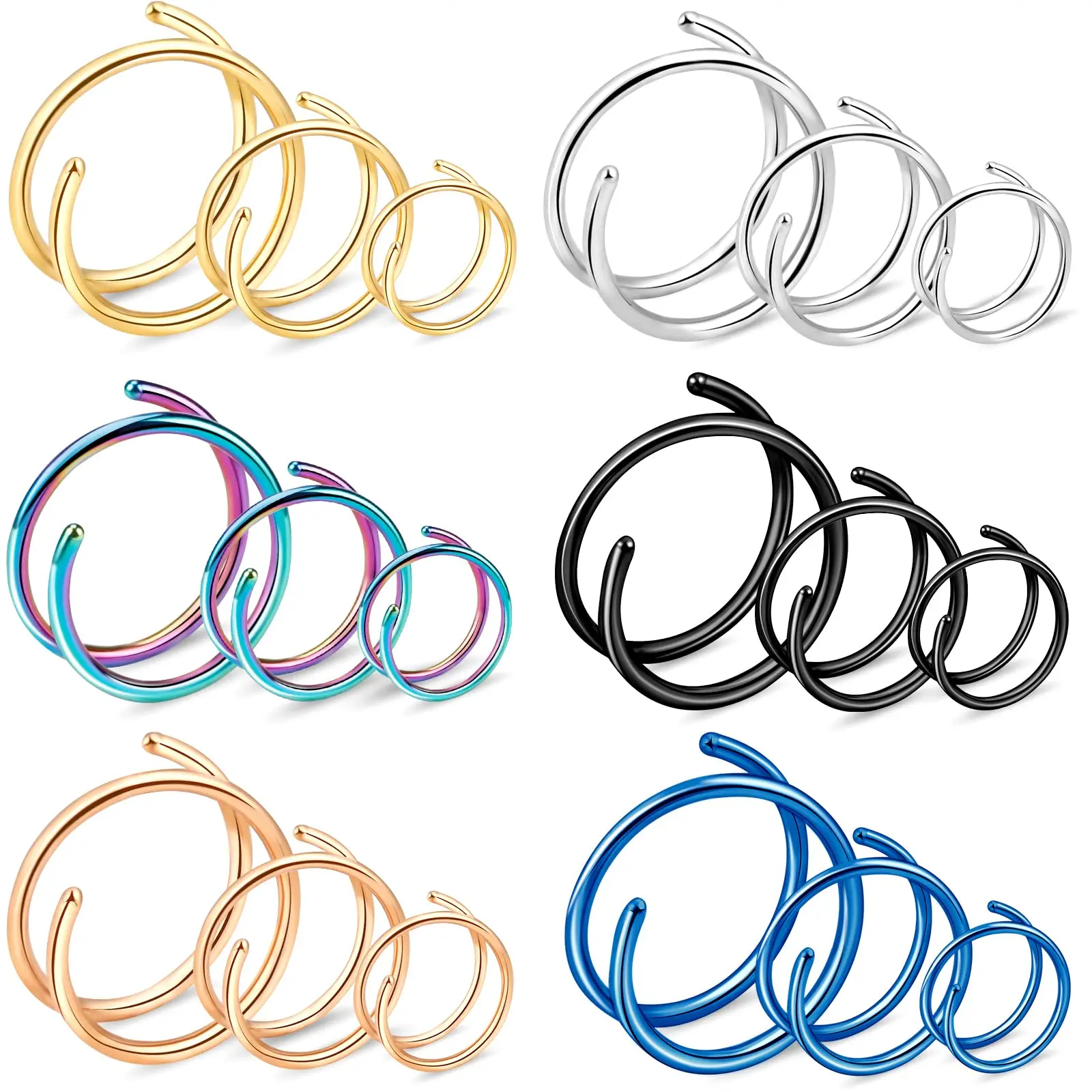 2-18Pcs Stainless S…