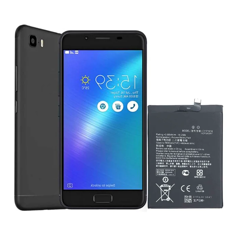 New High-Quality C11P1614 Replacement Battery for ASUS ZenFone 3s Max ZC521TL X00GD Mobile Phone