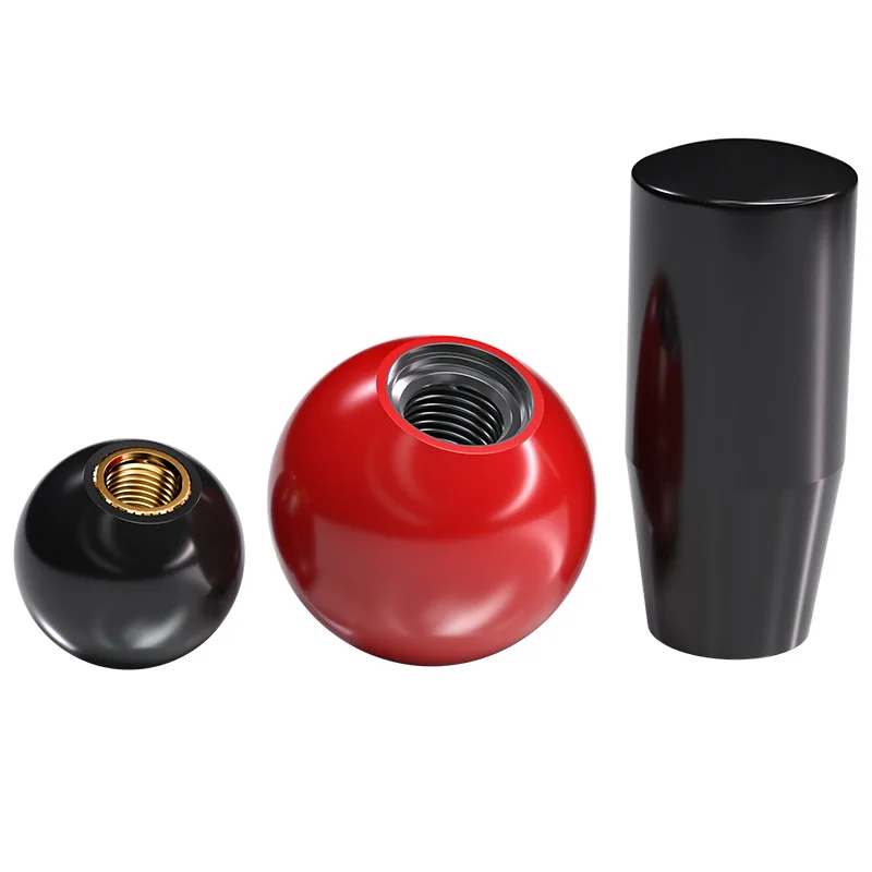 Bakelite ball handle, plastic round ball, operating rod ball knob, red copper core, black iron core, bakelite M4-M16