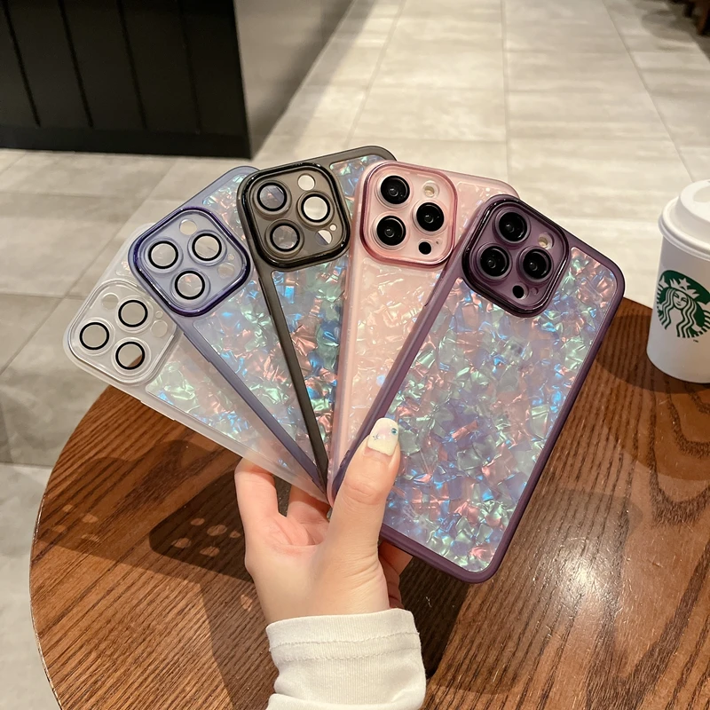 Luxe Softshell Patroon Hoesje Voor Iphone 14 13 12 11 Pro Max Xs Max Xr 7 8 Plus Se 2020 2022 Schokbestendige Siliconen Bumpe Hoes