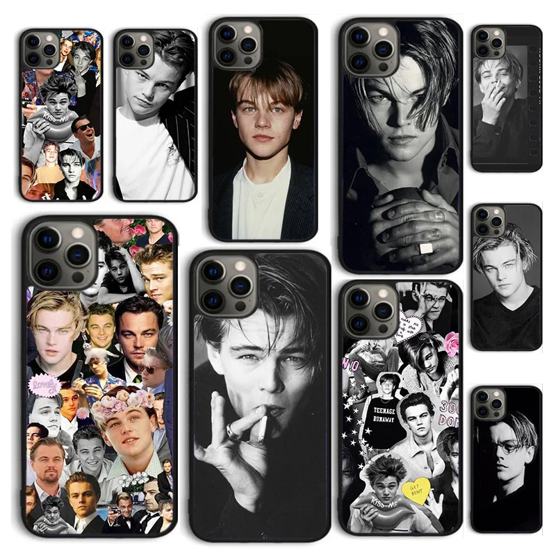 Autumu Leonardo DiCaprio young Super Star Phone Case for iPhone 16 15 12 mini 11 13 14 Pro Max SE 2020 Apple 6S 7 8 Plus