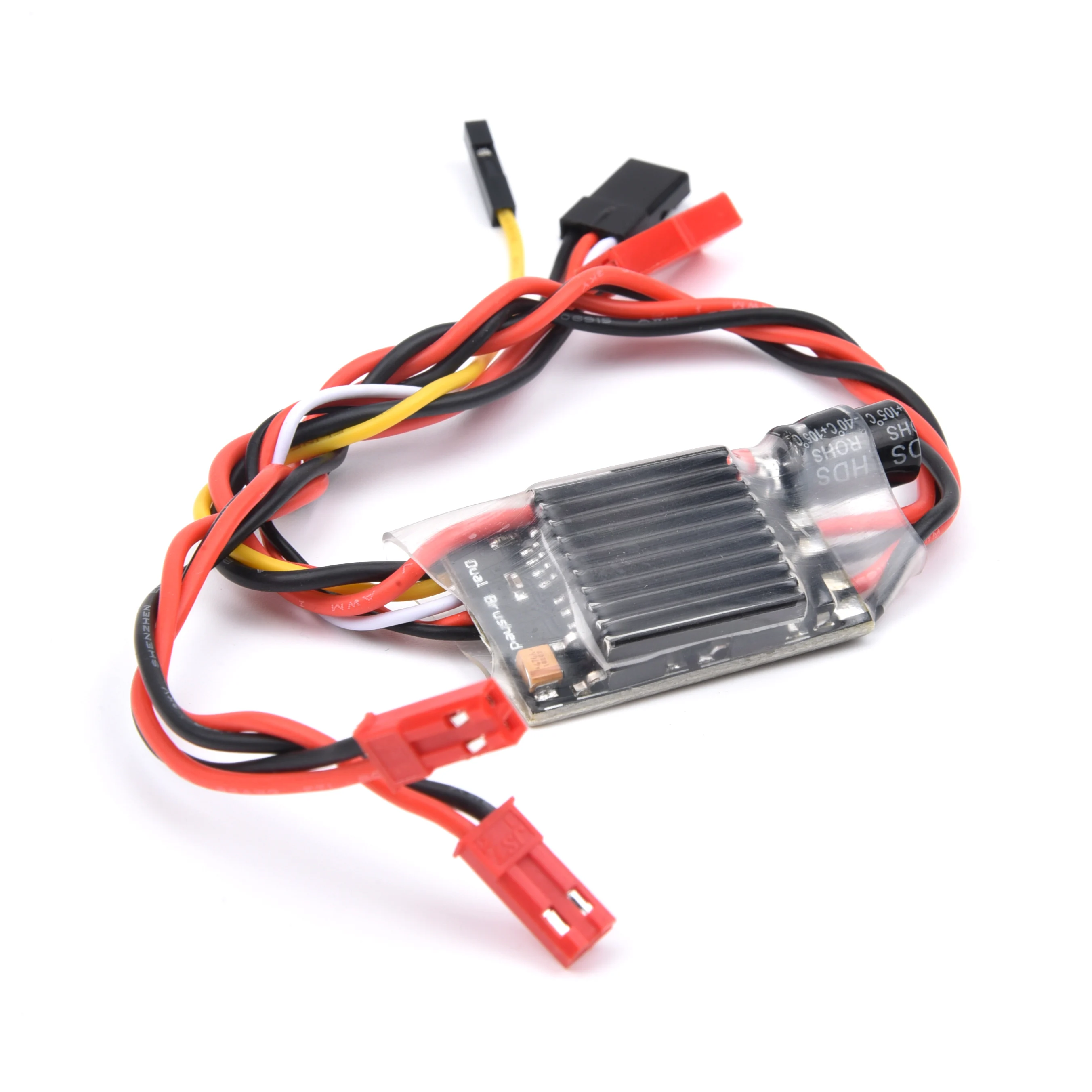 12Ax2 2-6S Jednokierunkowy Szczotkowany Regulator Obrotów ESC Elektryczny Kontroler Prędkości Mix Control do Samodzielnego Montażu Modelu Łodzi Samolotu/Szybkiej Łodzi RC z Regulacją Prędkości