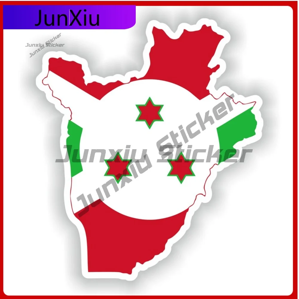 

With National Emblem Detail Burundi Map Flag Stylish Exterior Vehicle Accent Works Well On Smooth Auto Exterior Areas