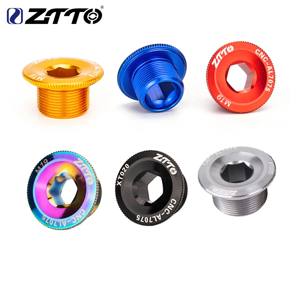AliExpress ZTTO M20 M19 M18 MTB Road Bike Crank Arm Bolt Aluminum Alloy Universal Bicycle Crank Screw Caps Crank Cover Screw For IXF 105