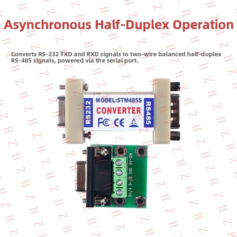 U+ RS232 to RS485 Serial Port Adapter Passive Converter for Efficient Data Link （Minimum order 10 pieces）