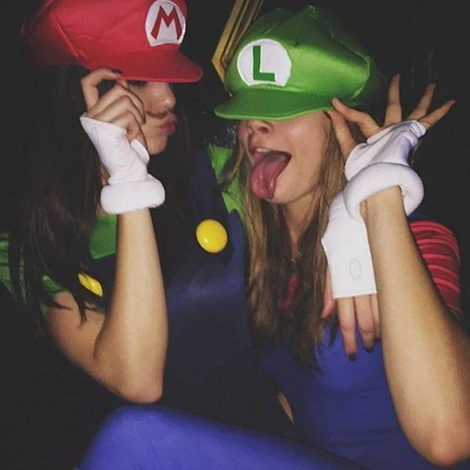 Super Mario Rot Grün Kappe Weiße Handschuhe Cosplay Cartoon Hüte mit Schnurrbart Unisex Kappen Cos Requisiten Party Kostüme Zubehör