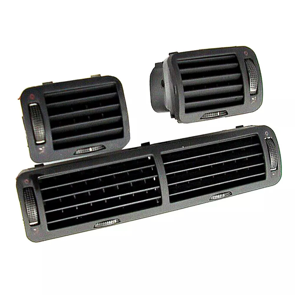 19) Black Dashboard Central Air Vent Outlet AC Heater for Passat B5 1998 2005 Stable Characteristics OEM Part Number 3B0819728