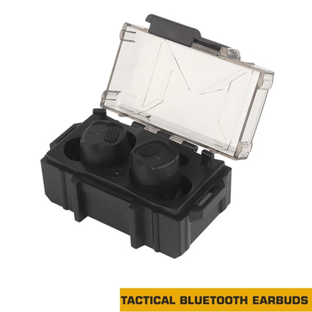 Tactical Bluetooth Earplugs, Wireless Bluetooth Phone Pickup, Noise Reduction, Shooting Protection, Communication Earphones