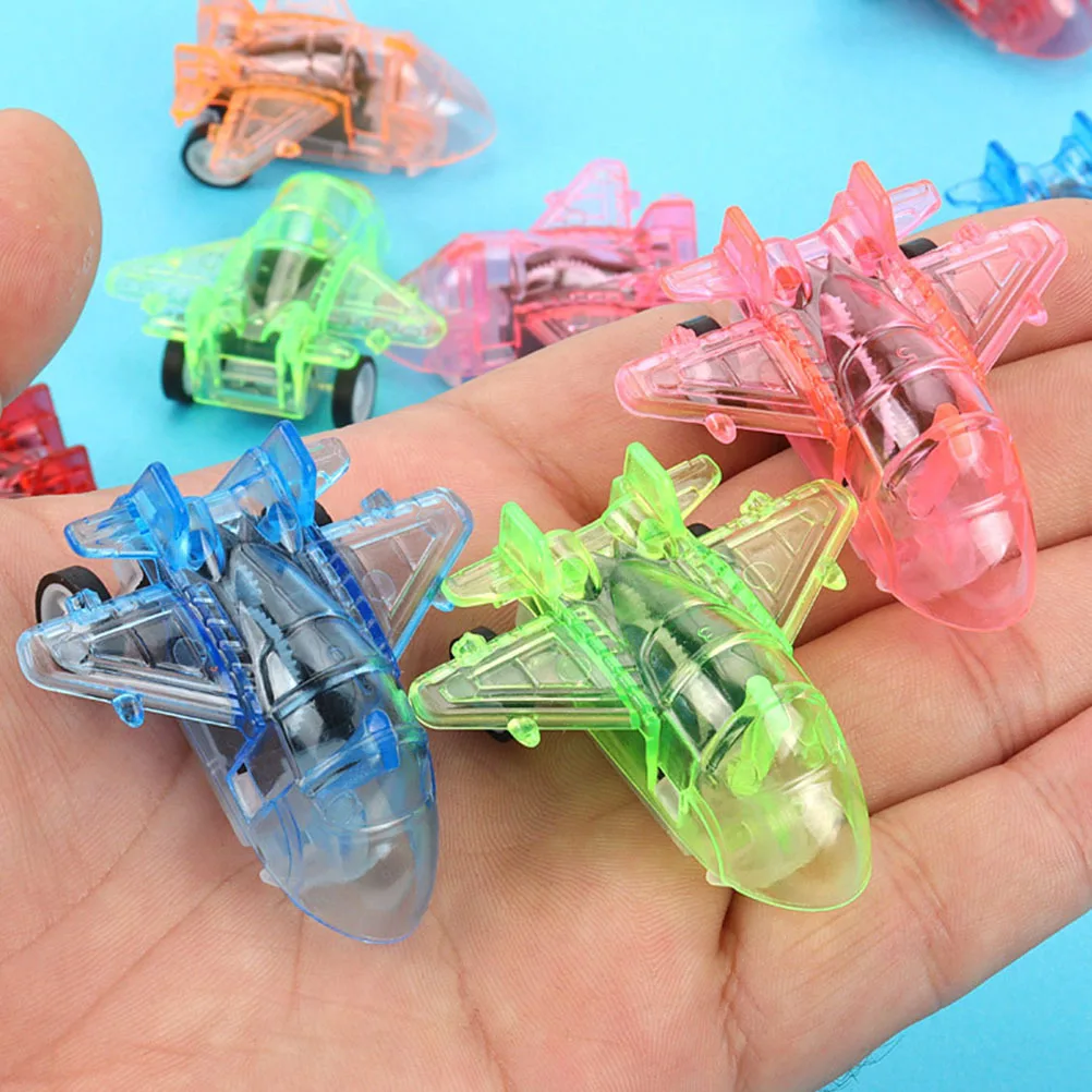 24 個プルバック摩擦飛行機教育用飛行機子供のための手と目の調整開発プレイセット