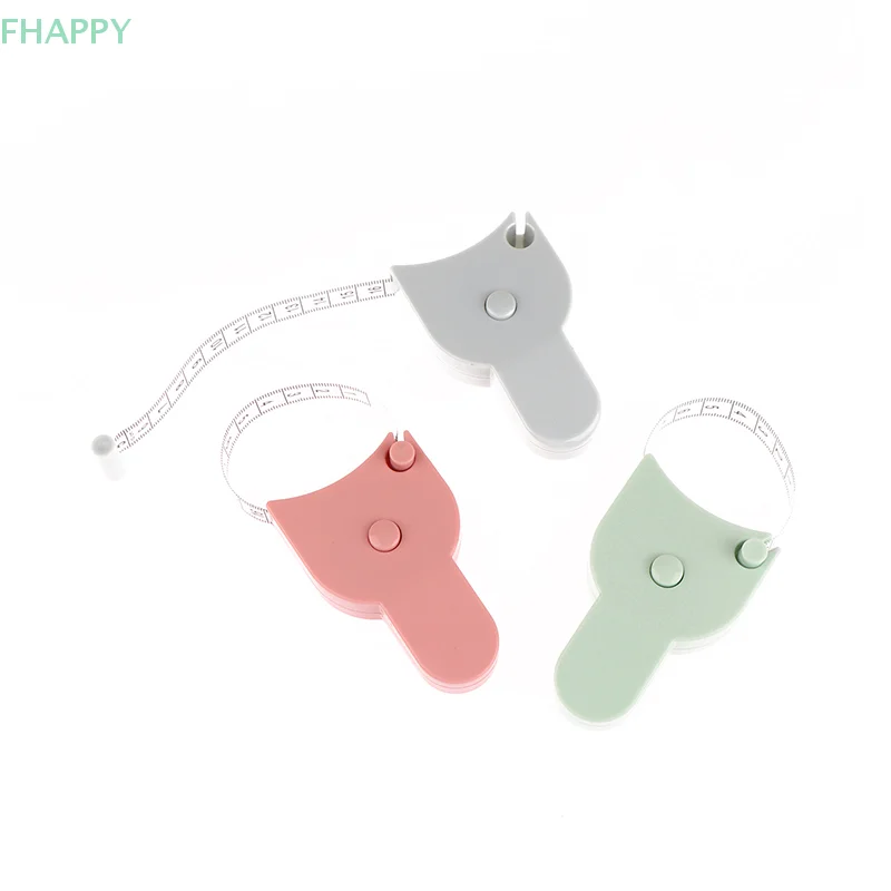 With Handle Self Tightening Body Measuring Tape Ruler Tailor Dressmaking Measure Ruler Meter Film For Waist Chest Legs