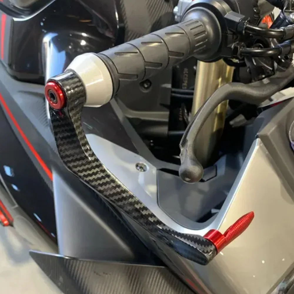 New Motorcycle Aluminum Handlebar Grips Hands Guard Brake Clutch Levers Protector For CFMOTO 675SR-R / 675SR 675NK 2024 2025