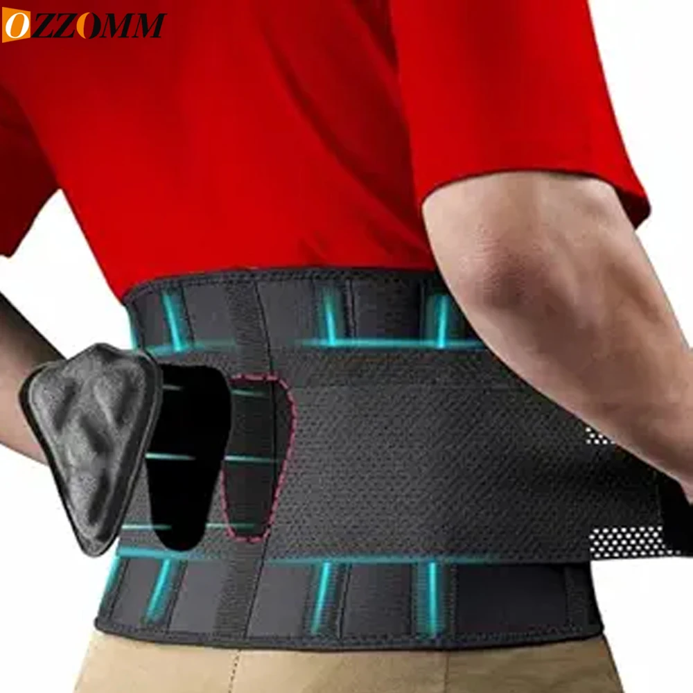 

1PCS Back Brace for Lower Back Pain - Heavy Work Lifting,Sciatica,Herniated Disc with Ergonomically 3D Silicone Pad Men & Women