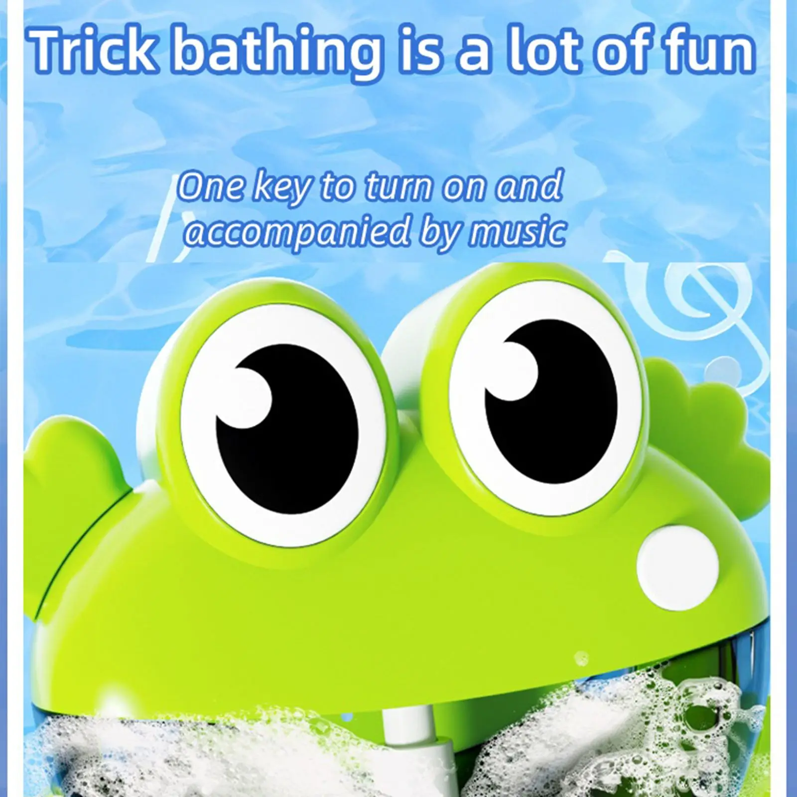 حمام الطفل البصق آلة فقاعة كراب حمام لعبة الضفدع صبي استحمام الطفل لعب فتاة حوض استحمام للاستخدام في الحمام #3