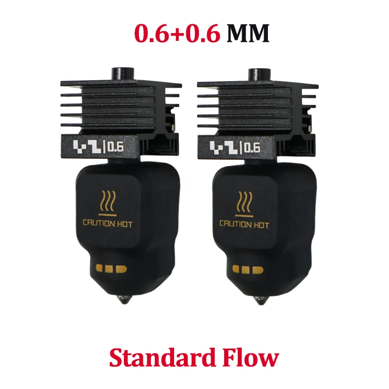 Upgrade P2S/X2D Hotend voor Bambu Lab X2D Standard Flow Hotend Hoge Kwaliteit Afdrukken Verwijderbare nozzle 0.2 0.4 0.6 0.8 Hotend kit