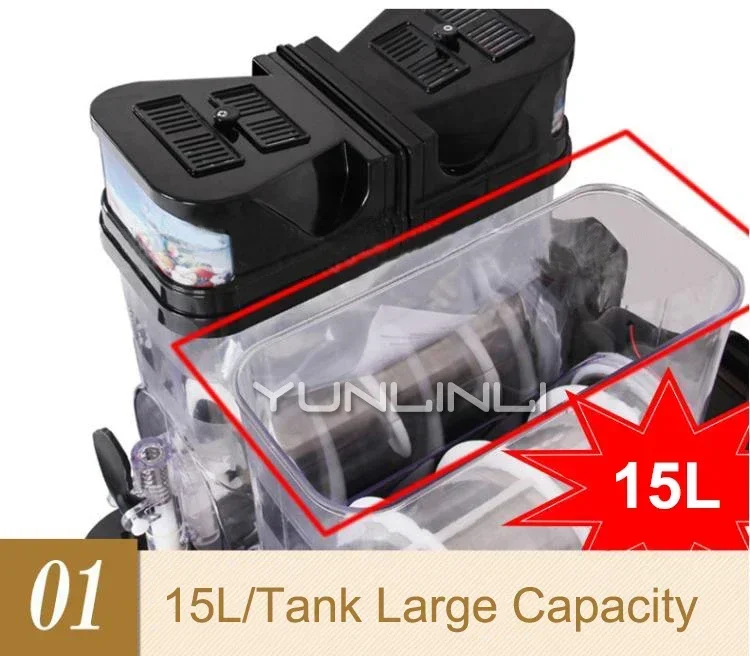 ماكينة تجارية لطين مشروب الثلج ، من من من من من من من نوع سموزي ، 45 لتر ، سعة كبيرة ، ماكينة صنع السموذي ،