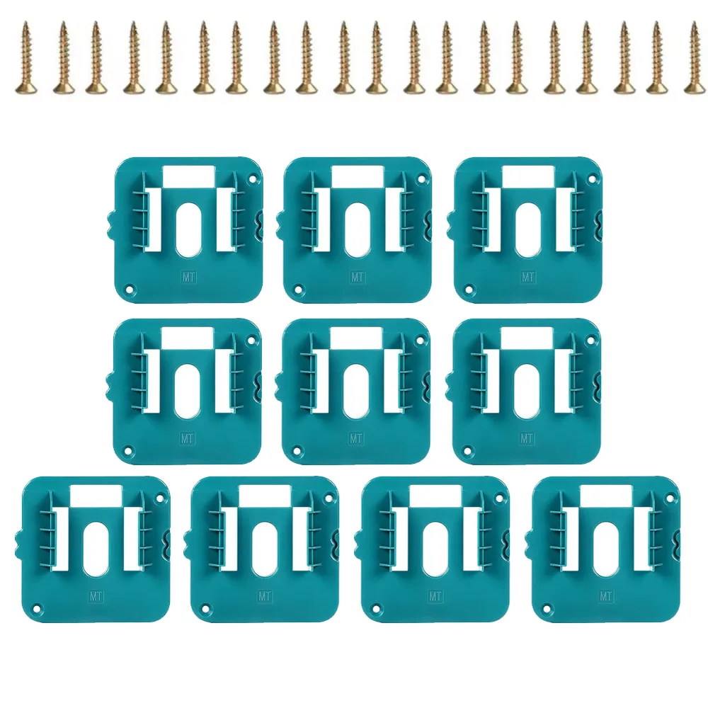 جديد 5/10 قطعة تخزين البطارية الرف آلة حامل لماكيتا 14.4 فولت 18 فولت بطارية ليثيوم أيون أدوات تخزين الرف جدار جبل قوس تحديد