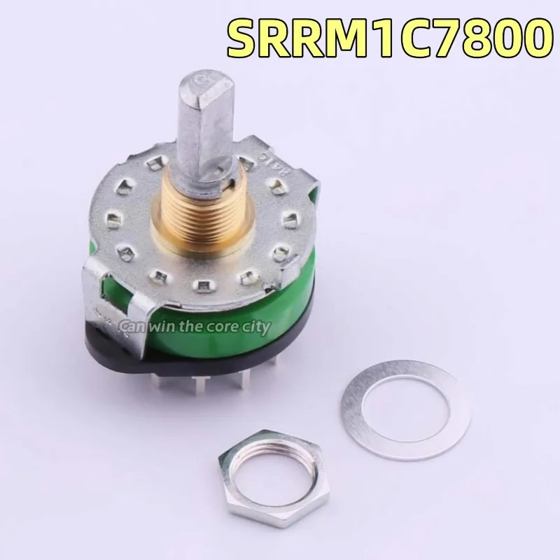 SRRM1C7800 ALPS Tianlong power amplifier 1050R 2000 audio audio switch band switch 12 gear 4 knife