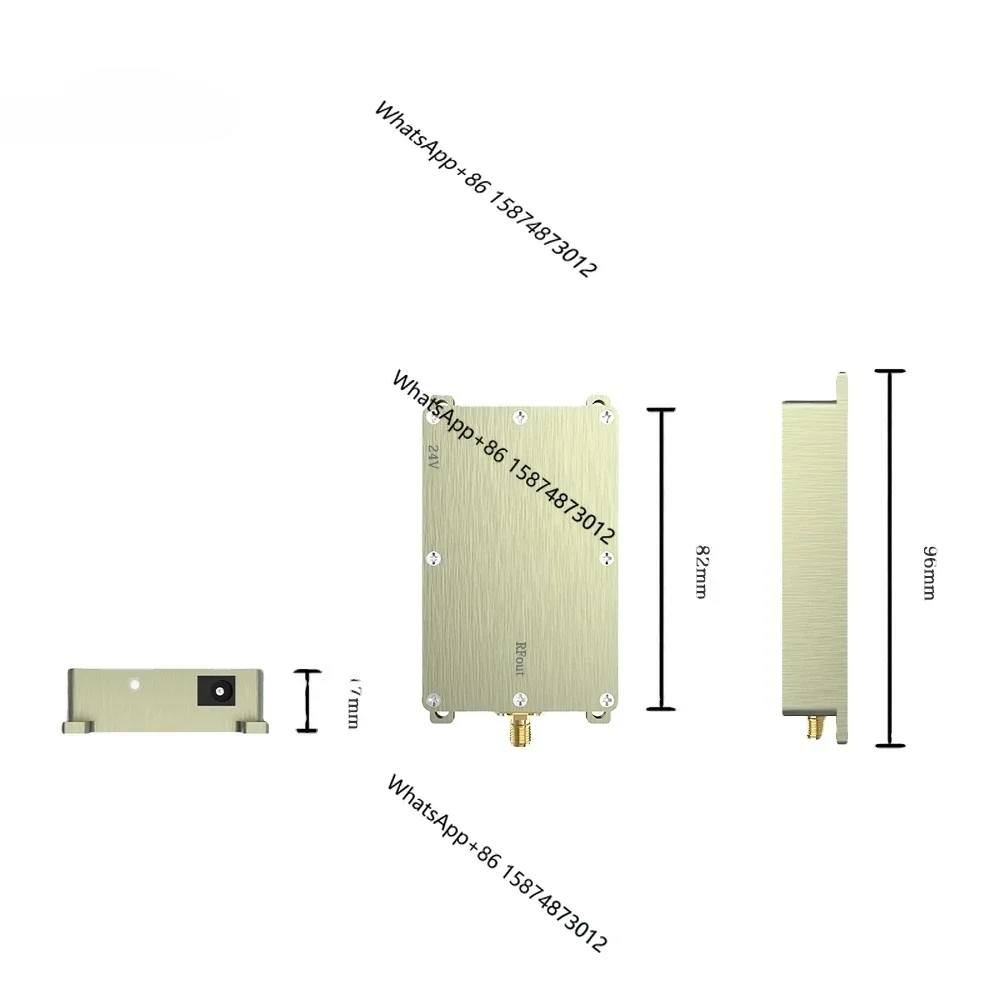 

2.4GHz 20w def ense dr one disruptor anti-dr one system module with low weight and high power for