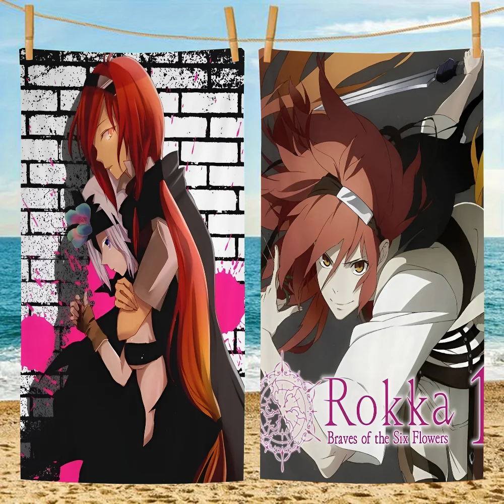 

Rokka Cartoon Beach Towel Cute Kawaii Room Decor Bath Girls Children Hand Towels For Bathroom Shower