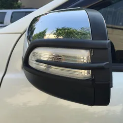 Turning Lamp Cover ABS Matte Black Exterior Side Mirror Light Cover For Ford Ranger 2012-2021 T6 T7 T8 Car Accessories 4x4 Parts