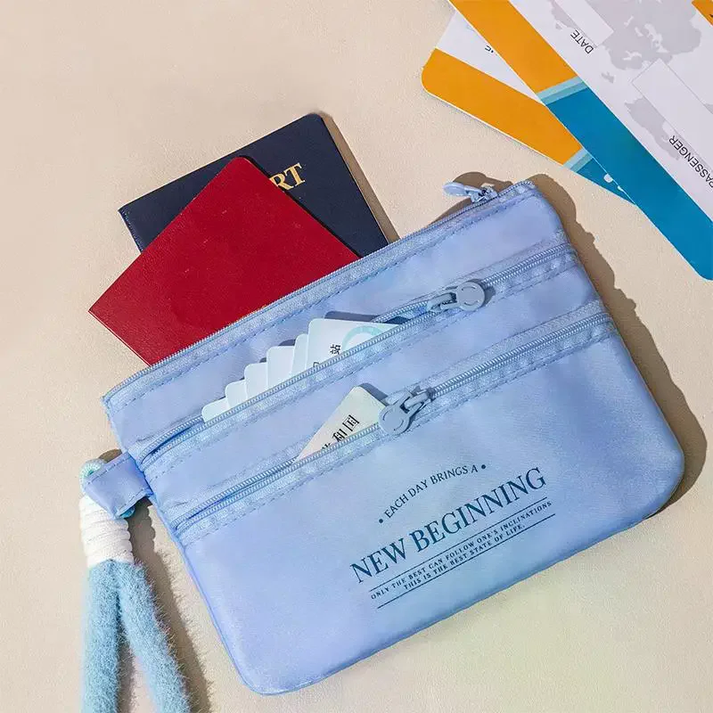 

Travel Passport Holder Wallet - Waterproof ID Card Organizer For Airplane Tickets, Visa, Boarding Pass & Credit Cards