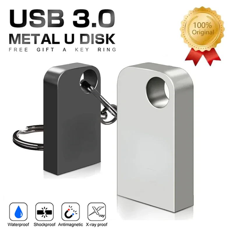 

Mini Metal 2TB USB Flash Drives USB 3.0 High Speed File Transfer Pen Drive Portable Large Capacity Waterproof Memory U Disk