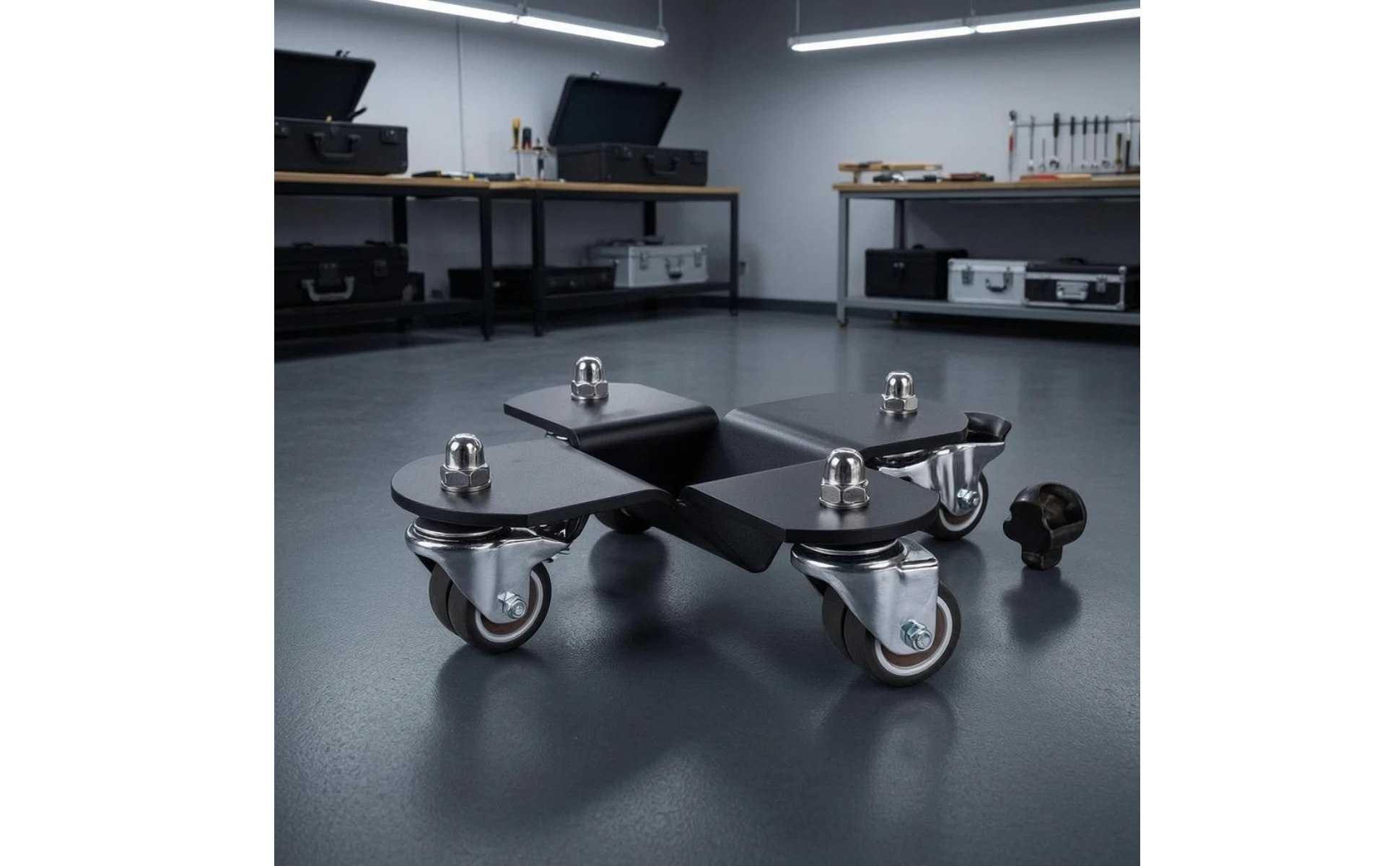 360 Degree Swivel Caster Wheels Piano Truck Dolly Base a Croce Heavy Duty Mover Cart for Easy Instrument Handling